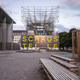 Illustration for article titled This Munich Museum Moved Into a Building Made Entirely of Scaffolding